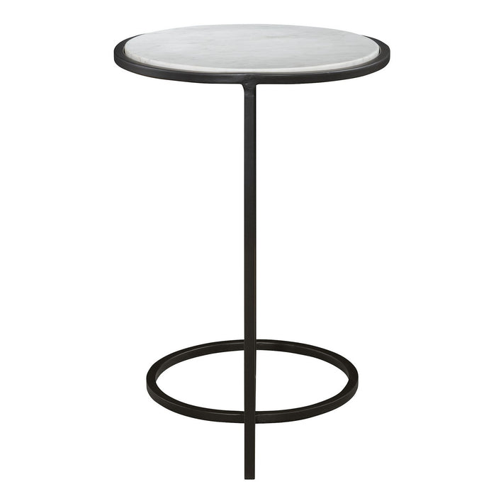 Uttermost 25749 Accent Table, Satin Black