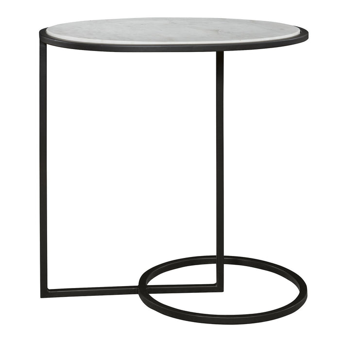 Uttermost 25749 Accent Table, Satin Black