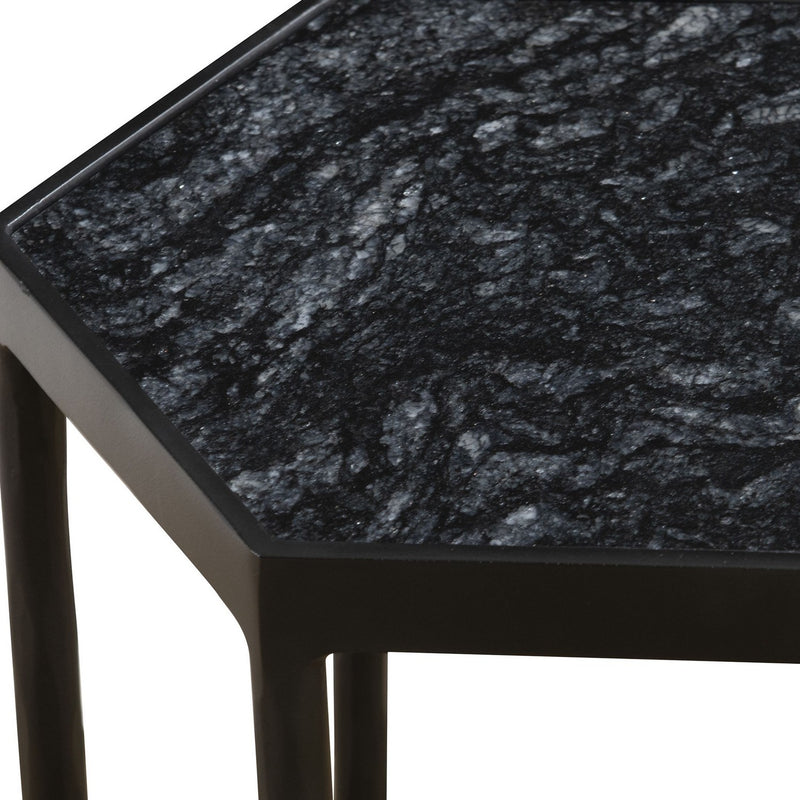 Uttermost 25881 Accent Table, Satin Black