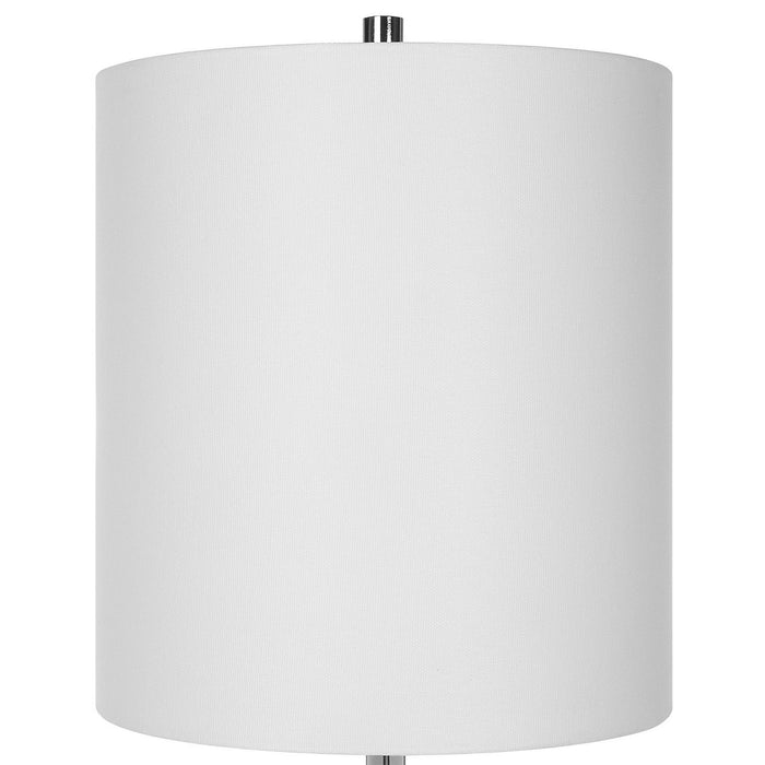 Uttermost 30176-1 One Light Buffet Lamp, Polished Nickel