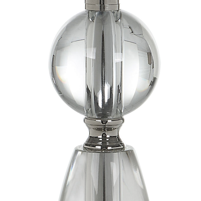 Uttermost 30176-1 One Light Buffet Lamp, Polished Nickel