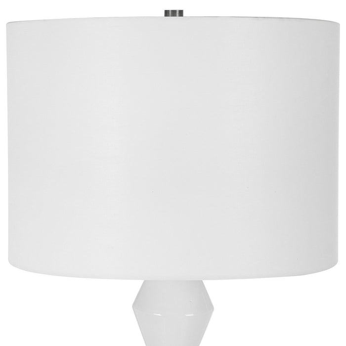 Uttermost 30185-1 One Light Table Lamp, Antique Brushed Brass