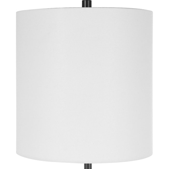 Uttermost 30186-1 One Light Buffet Lamp, Satin Black
