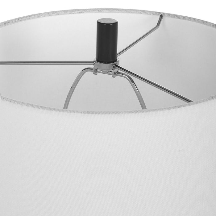 Uttermost 30186-1 One Light Buffet Lamp, Satin Black