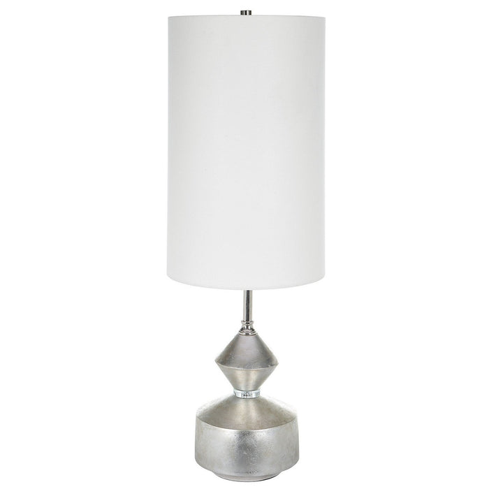 Uttermost 30187-1 One Light Buffet Lamp, Polished Nickel