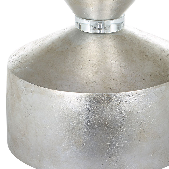 Uttermost 30187-1 One Light Buffet Lamp, Polished Nickel