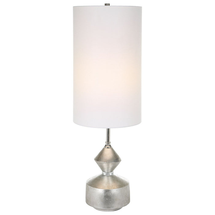 Uttermost 30187-1 One Light Buffet Lamp, Polished Nickel