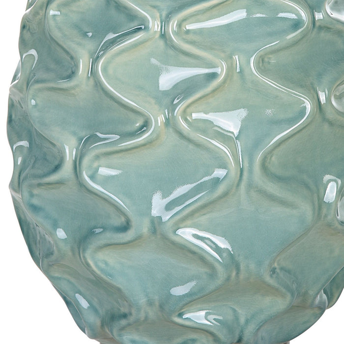 Uttermost 30193 One Light Table Lamp, Sea Foam Gloss Glaze