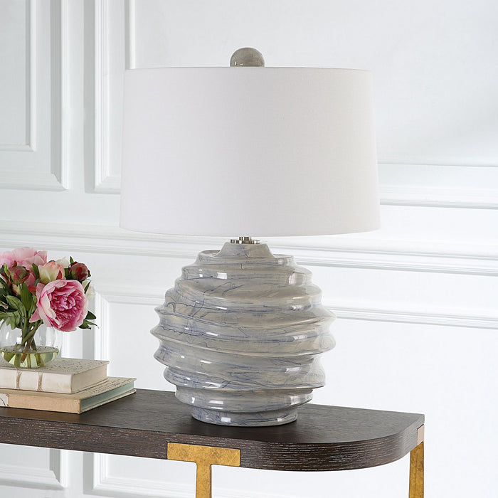 Uttermost 30194-1 One Light Accent Lamp, Cobalt Blue