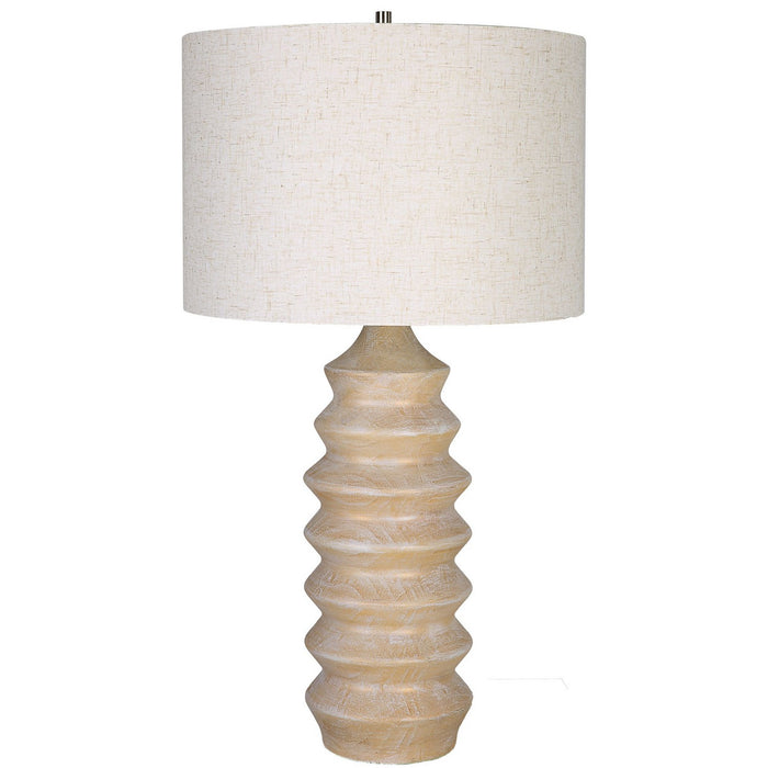 Uttermost 30195-1 One Light Table Lamp, Nickel