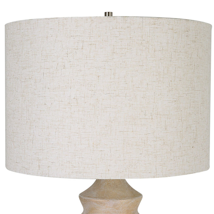 Uttermost 30195-1 One Light Table Lamp, Nickel