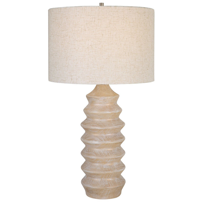 Uttermost 30195-1 One Light Table Lamp, Nickel