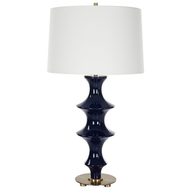 Uttermost 30196 One Light Table Lamp, Antique Brass