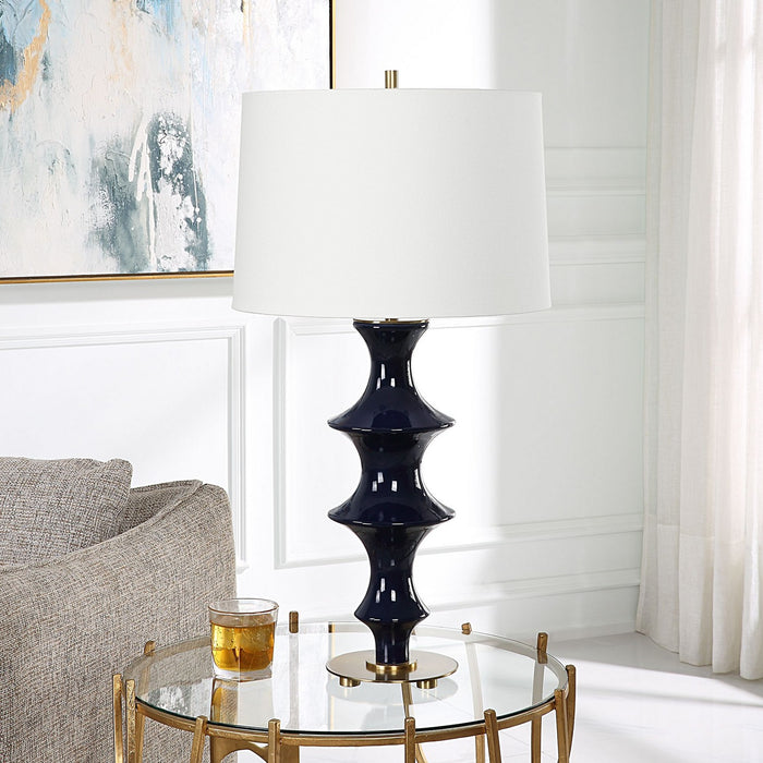 Uttermost 30196 One Light Table Lamp, Antique Brass