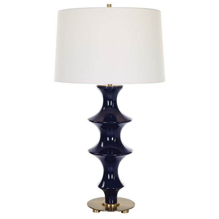 Uttermost 30196 One Light Table Lamp, Antique Brass