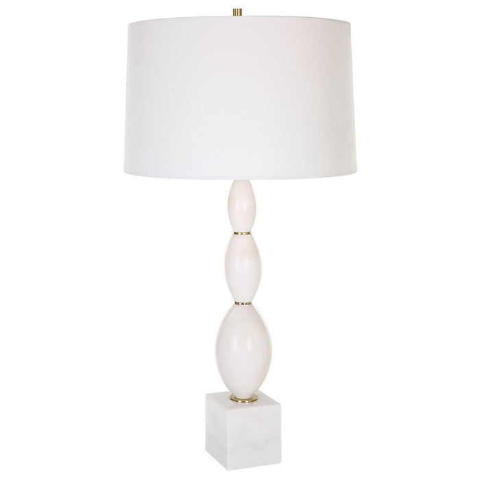 Uttermost 30197 One Light Table Lamp, Antique Brushed Brass