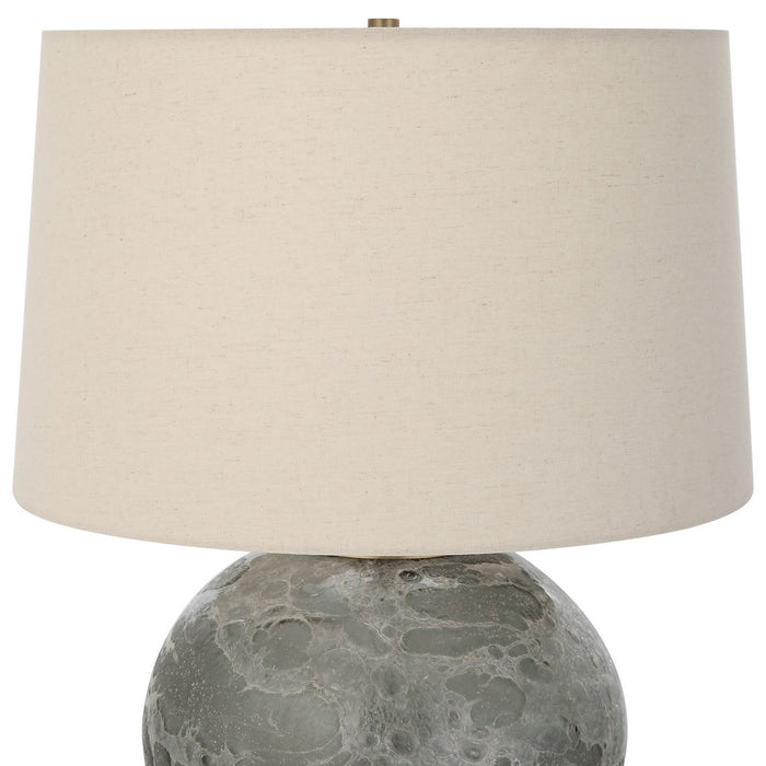 Uttermost 30200-1 One Light Table Lamp, Antique Brushed Brass