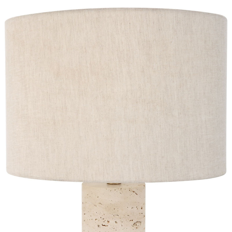 Uttermost 30201-1 One Light Table Lamp, Brushed Brass
