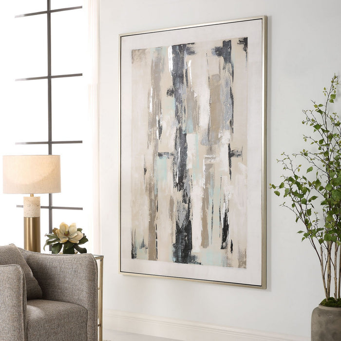 Uttermost 32273 Wall Art, Brushed Silver