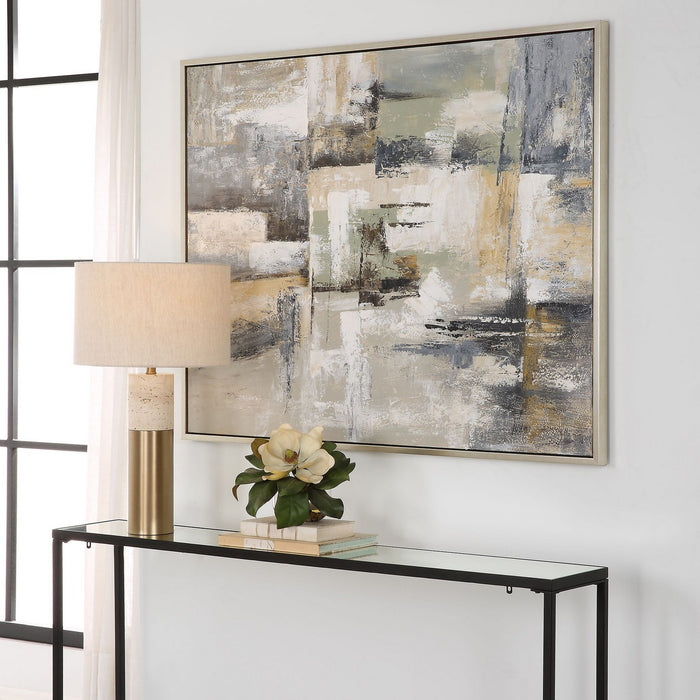 Uttermost 32274 Wall Art, Brushed Silver