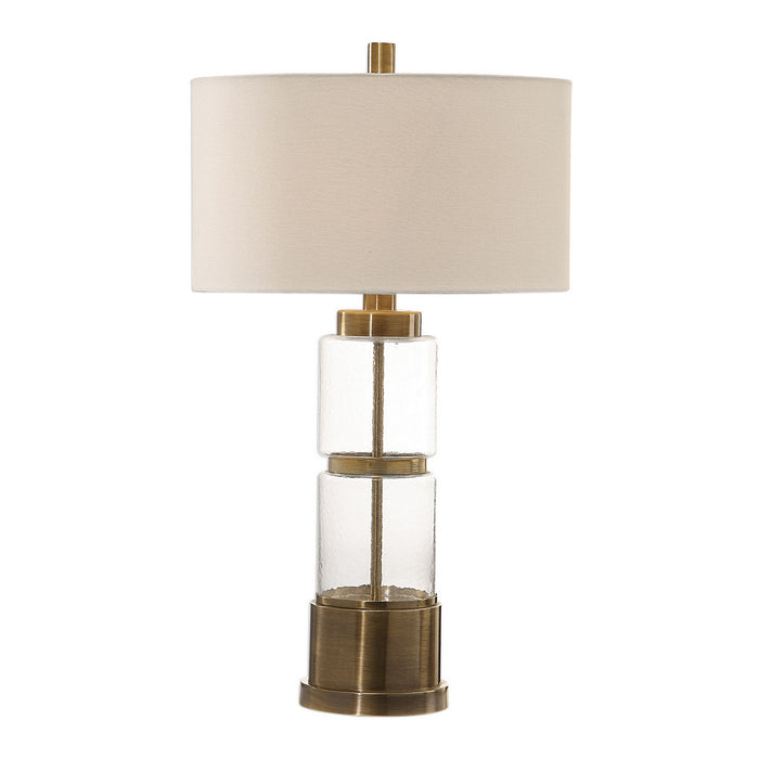 Uttermost 27830-1 One Light Table Lamp, Antique Brass