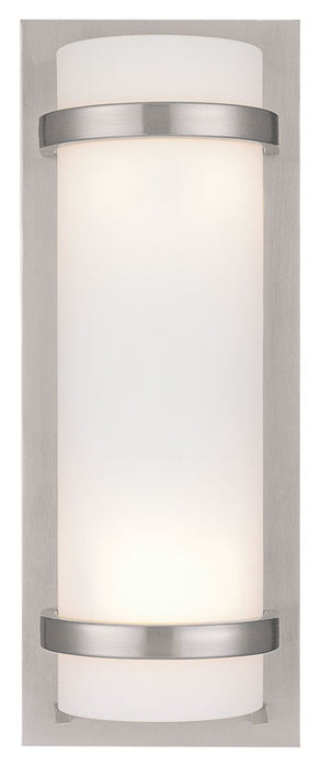 Minka-Lavery 341-84 Two Light Wall Sconce, Brushed Nickel