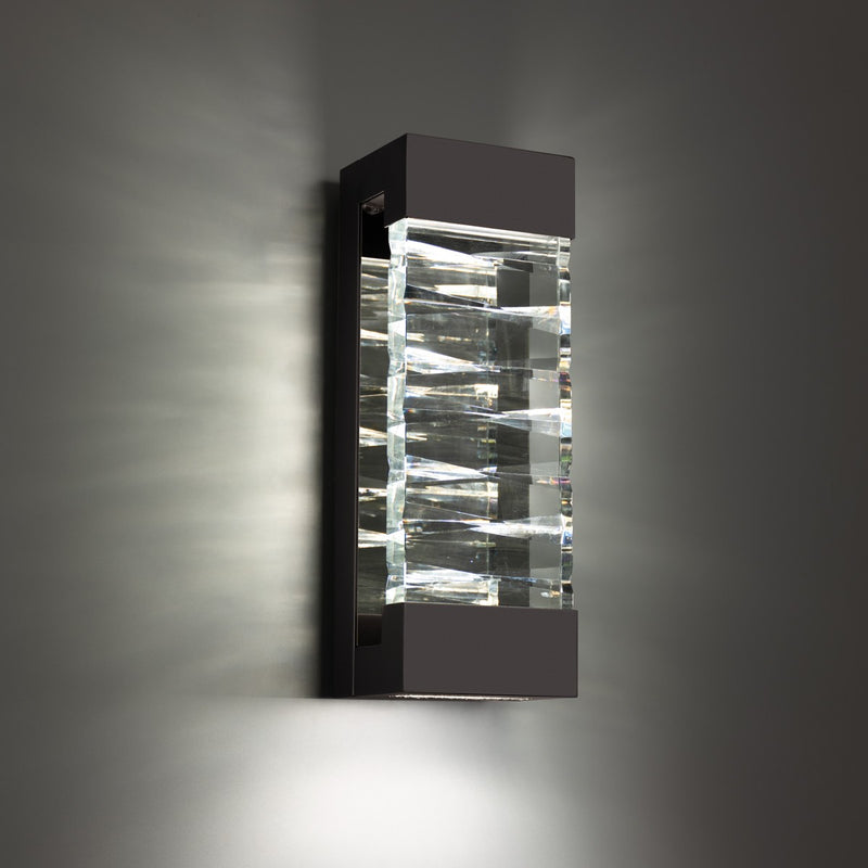 Schonbek Beyond BWSW21320-BK LED Outdoor Wall Sconce, Black