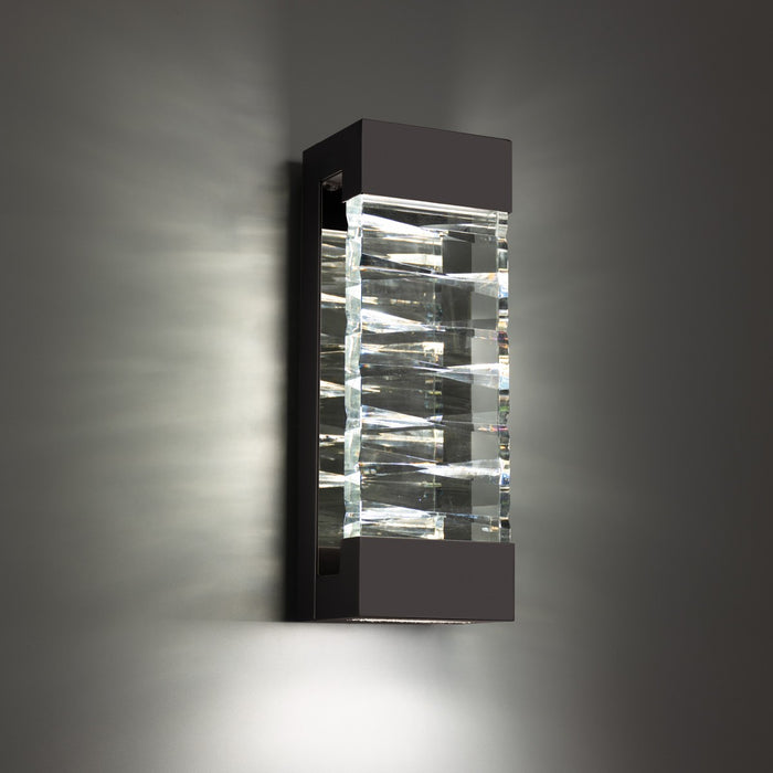 Schonbek Beyond BWSW21320-BK LED Outdoor Wall Sconce, Black