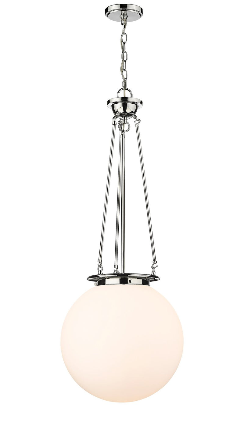 Innovations 221-1P-PC-G201-16 One Light Pendant, Polished Chrome