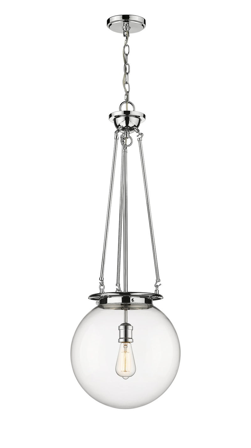 Innovations 221-1P-PC-G202-14 One Light Pendant, Polished Chrome