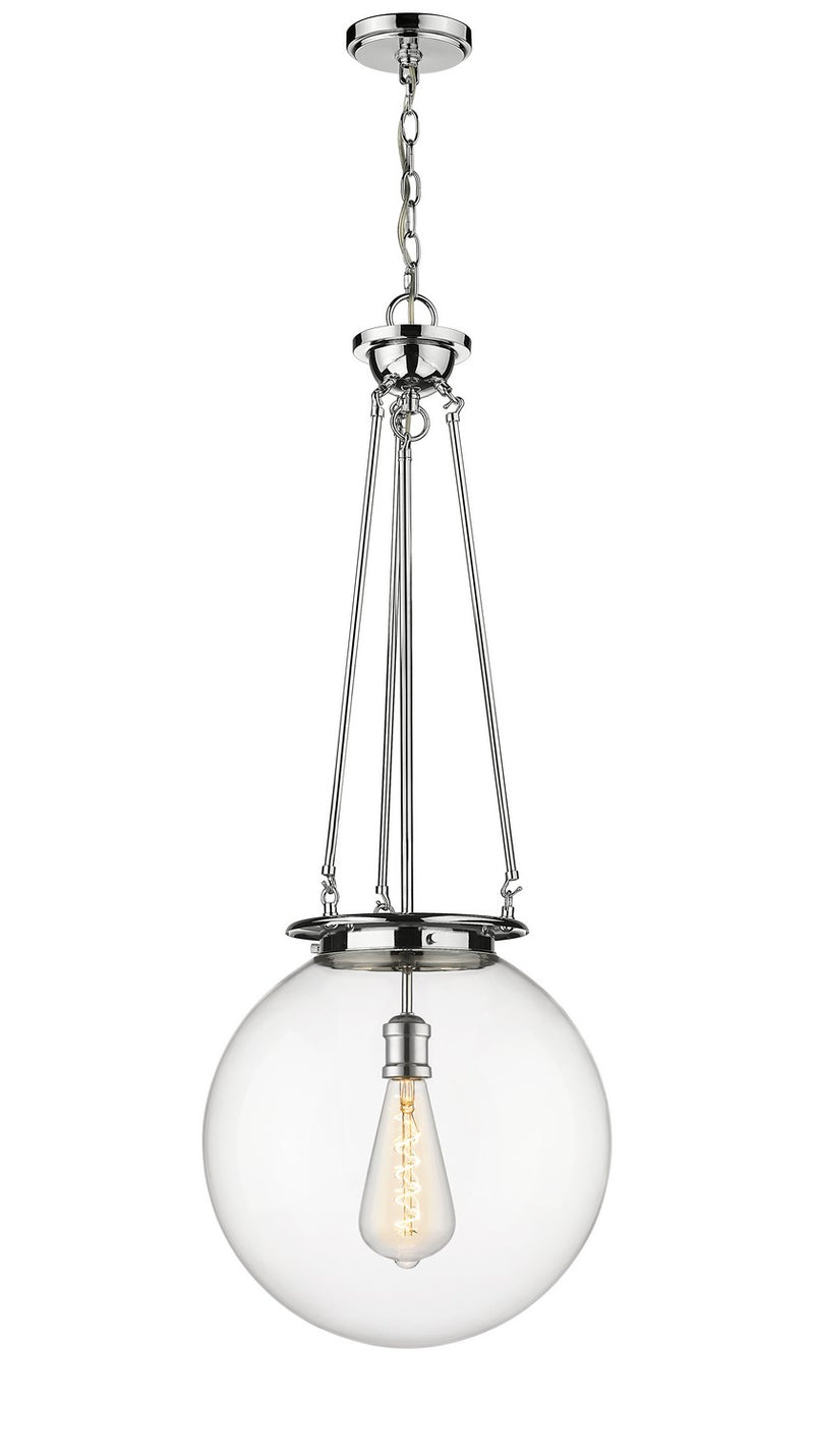 Innovations 221-1P-PC-G202-16 One Light Pendant, Polished Chrome