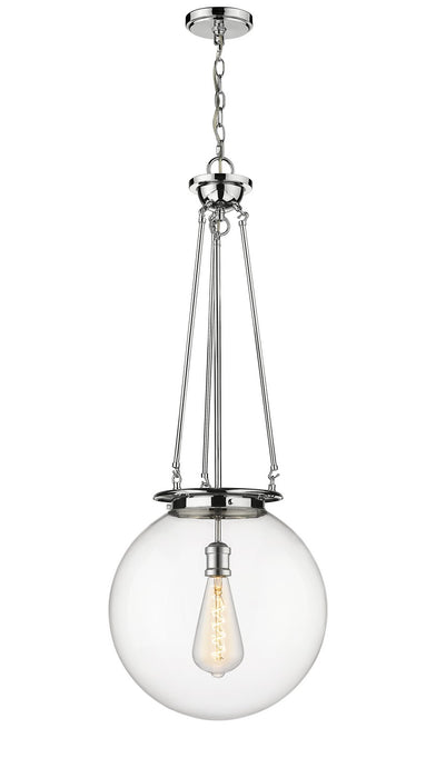Innovations 221-1P-PC-G202-16 One Light Pendant, Polished Chrome