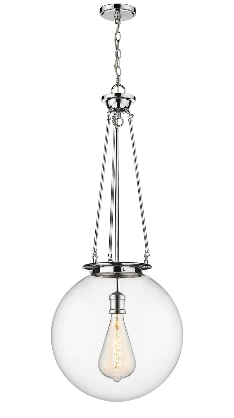 Innovations 221-1P-PC-G202-18 One Light Pendant, Polished Chrome