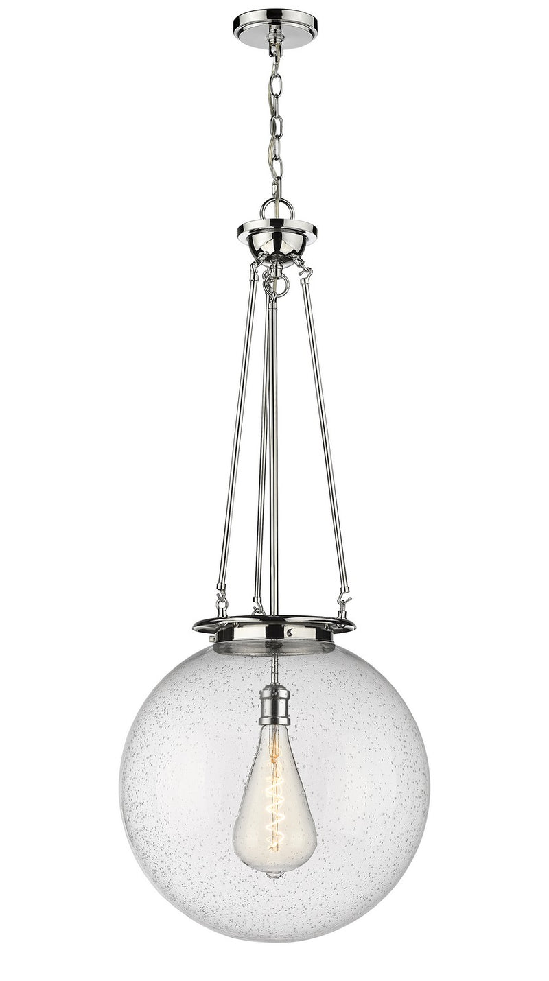 Innovations 221-1P-PC-G204-18 One Light Pendant, Polished Chrome