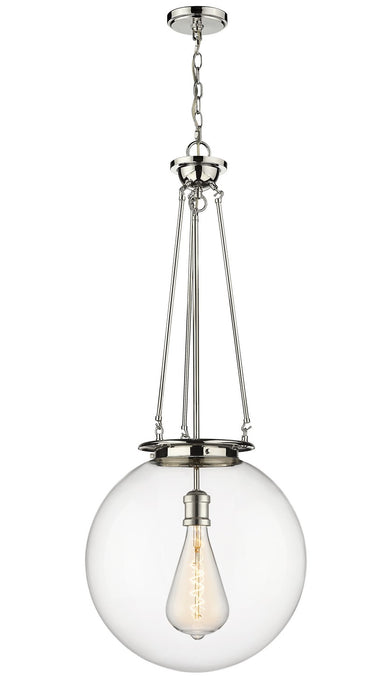 Innovations 221-1P-PN-G202-18 One Light Pendant, Polished Nickel
