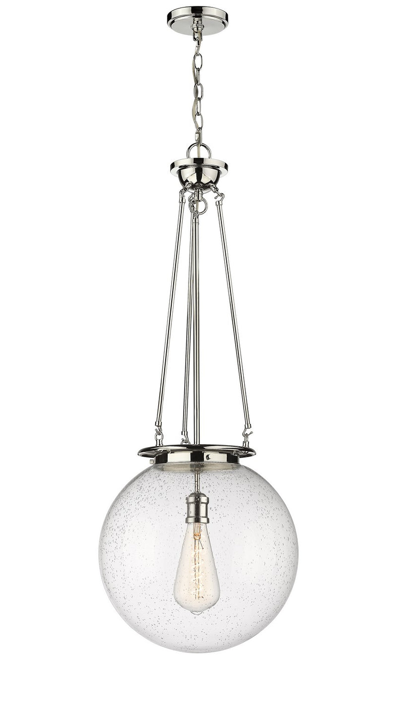 Innovations 221-1P-PN-G204-16 One Light Pendant, Polished Nickel