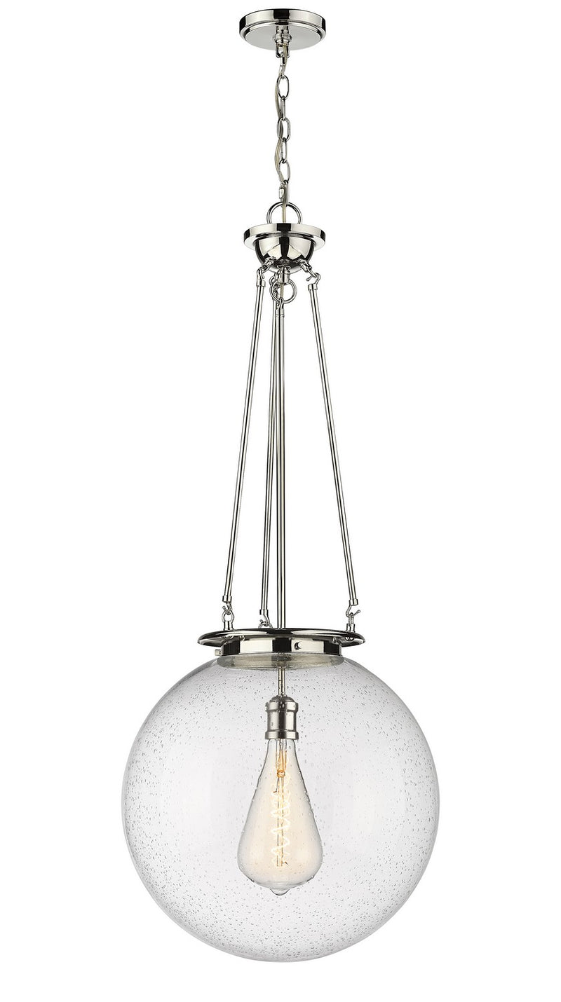 Innovations 221-1P-PN-G204-18 One Light Pendant, Polished Nickel