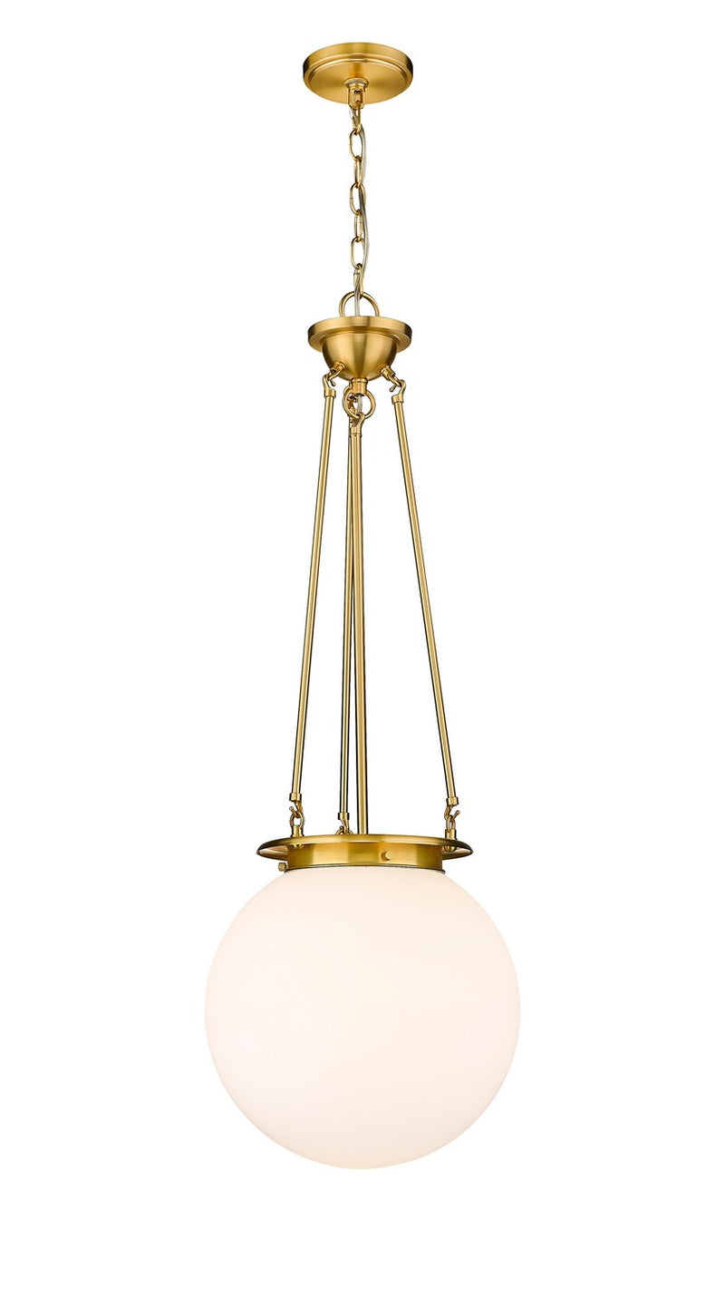 Innovations 221-1P-SG-G201-14 One Light Pendant, Satin Gold