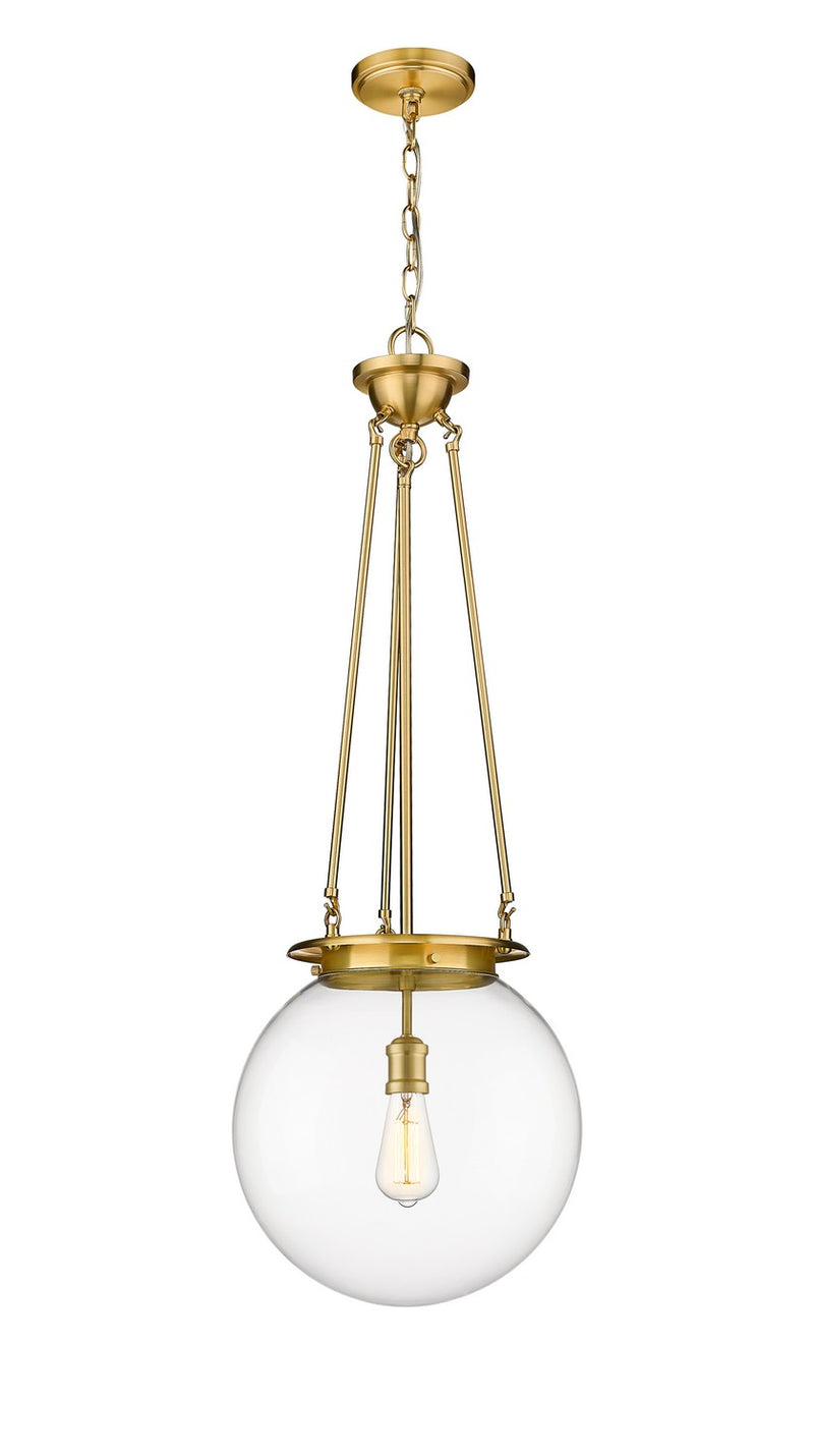 Innovations 221-1P-SG-G202-14 One Light Pendant, Satin Gold