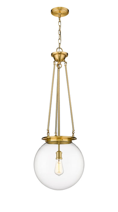 Innovations 221-1P-SG-G202-14 One Light Pendant, Satin Gold