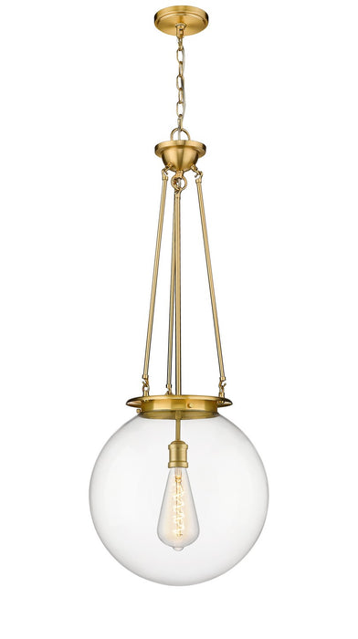Innovations 221-1P-SG-G202-16 One Light Pendant, Satin Gold