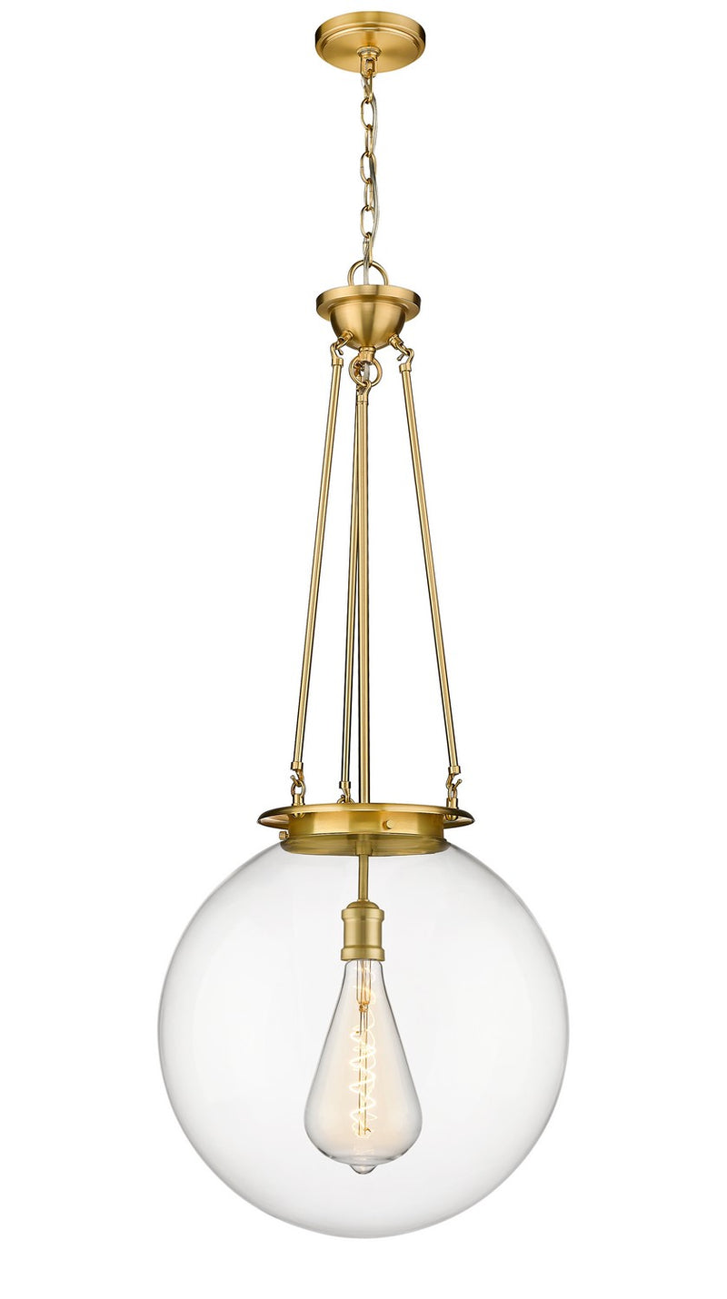 Innovations 221-1P-SG-G202-18 One Light Pendant, Satin Gold