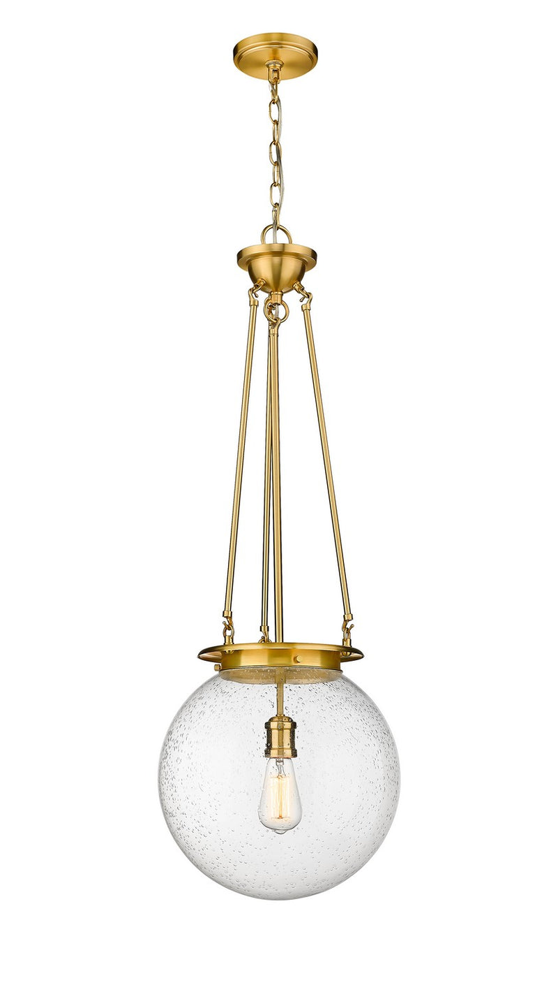 Innovations 221-1P-SG-G204-14 One Light Pendant, Satin Gold