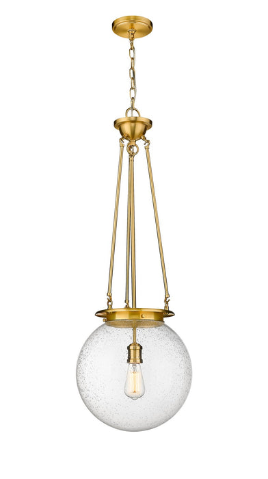 Innovations 221-1P-SG-G204-14 One Light Pendant, Satin Gold