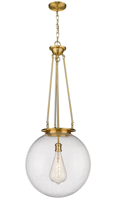 Innovations 221-1P-SG-G204-18 One Light Pendant, Satin Gold