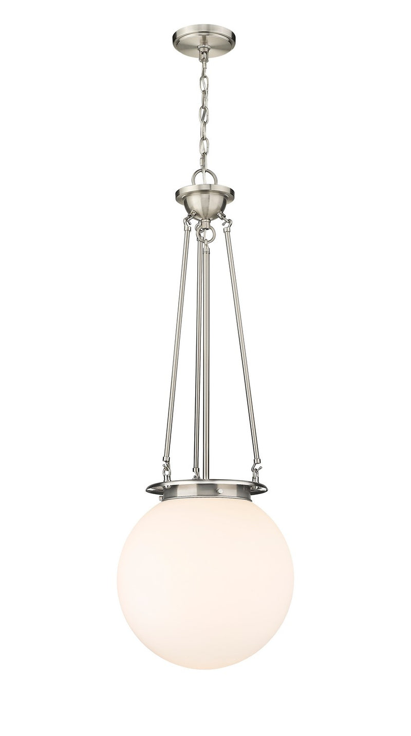 Innovations 221-1P-SN-G201-14 One Light Pendant, Satin Nickel