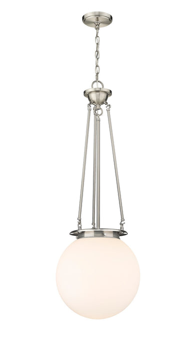 Innovations 221-1P-SN-G201-14 One Light Pendant, Satin Nickel