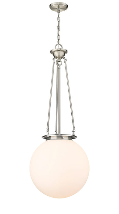 Innovations 221-1P-SN-G201-16 One Light Pendant, Satin Nickel