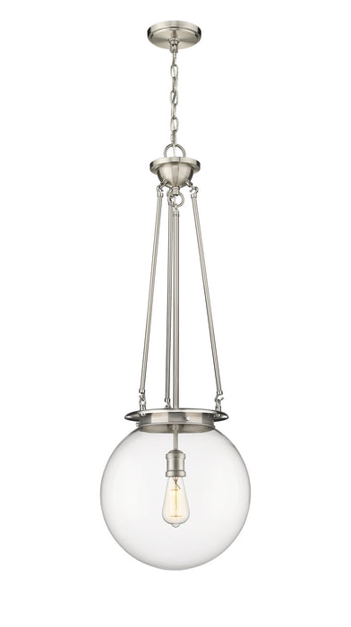 Innovations 221-1P-SN-G202-14 One Light Pendant, Satin Nickel