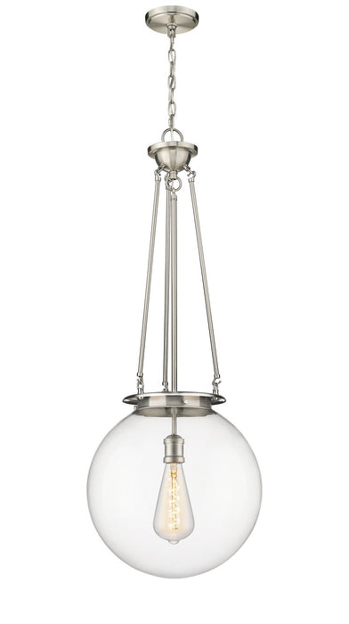 Innovations 221-1P-SN-G202-16 One Light Pendant, Satin Nickel